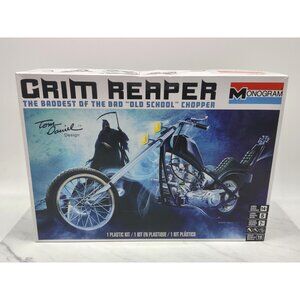Monogram Grim Reaper Chopper Motorcycle 1:8 Scale Model Kit Open Box #2